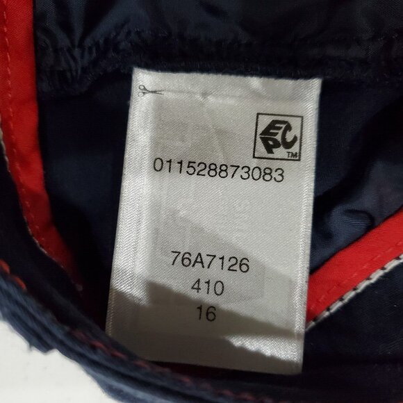 Tommy Hilfiger Cropped Pants Women Size 16 Navy Blue Sailor Stretch Comfort - Picture 11 of 14